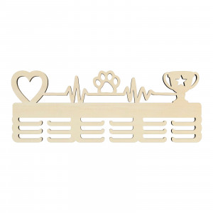 Vešiak na medaily pre PSÍKA 55cm prírodný