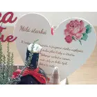 Holzherz 30cm Liebe Oma + INDIVIDUELLE WIDMUNG