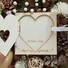 Money envelope with heart opening 16x16cm