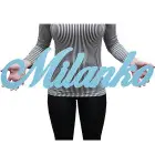 Drevené meno na stenu šírka 80cm - Milanko