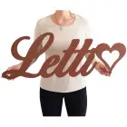 Wooden name for wall width 80cm - Mark