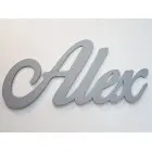 Drevené meno na stenu šírka 80cm - Milanko