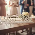 Svadobný stojan Pani a Pán so srdiečkom