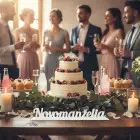 Wedding stand Newlyweds