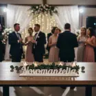 Wedding stand Newlyweds