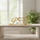 Svadobný stojan s vašimi iniciálkami