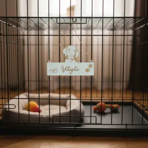 Drevená menovka pre psíka 25x15,5cm 2