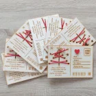 Vianočná pohľadnica drevená 18x12,50cm