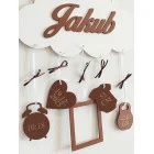 Name mit der Wolkenfarbe Braun