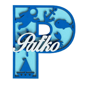 Brief mit Namen - Meereswelt