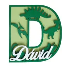 Písmeno s menom - dinosaury
