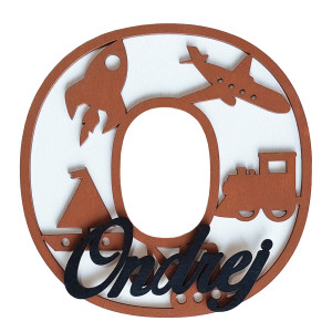 Capital letter with name - vehicles