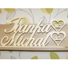 Stojan s krstnými menami a dátumom