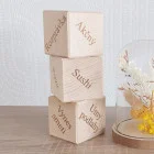 Wooden cube for undecided people 5.5cm - Homework