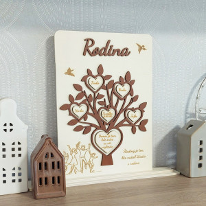 Family tree with names 26cm