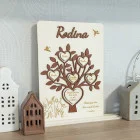 Family tree with names 26cm