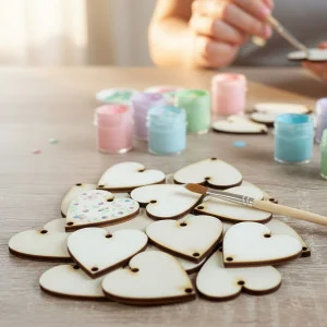 Cut-out heart-shaped edge accessories for the family calendar 2