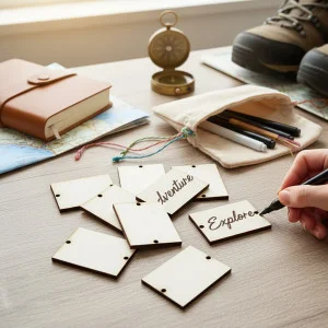 Familienkalender lasergraviert 2