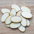 Cut-out overlays - months with burnt edges for the family calendar