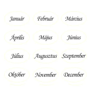 Family calendar lasered