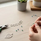 Kovové krúžky 12mm balenie 50ks strieborné