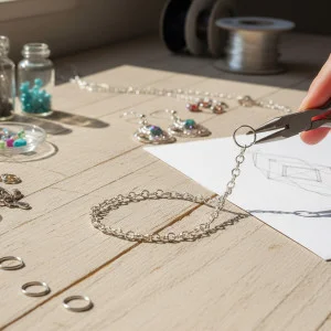 Kovové krúžky 12mm balenie 100ks strieborné 2