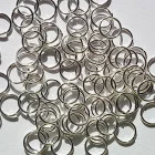 Metallringe 12 mm, Verpackung mit 100 Stück, Silber
