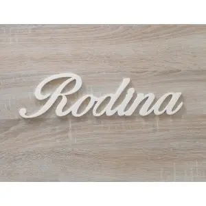 Product - Sign for family calendar - Family 33x9cm