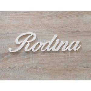 Produkt - Beschriftung auf Familienkalender - Familie 33x9cm