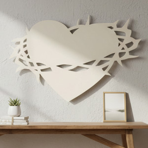 Srdce s Ježišovou korunou - Božské Srdce 80cm 2