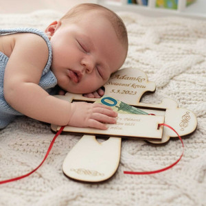 Personalizovaný darček na KRST výška 25cm