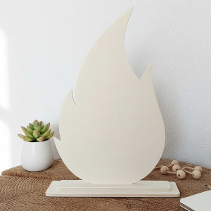 Dekoration für die Kirche, Flamme, Höhe 20 cm