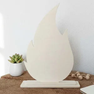 Výzdoba do kostola plameň výška 20cm