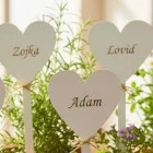 Výzdoba do kostola na 1. sväte prijímanie SRDCE s menom