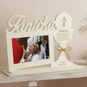 First Holy Communion standing with the name