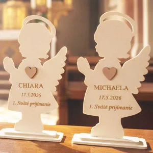 Engel mit Namen zur Erstkommunion, Höhe 20 cm