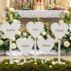 Výzdoba do kostola na 1. sväte prijímanie SRDCE s menom