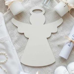 Wooden angel height 20cm