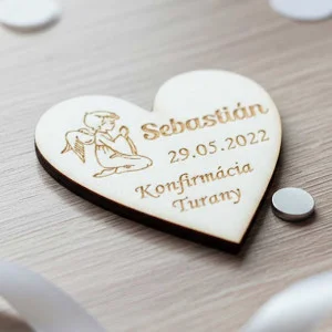 Holzmagnet Konfirmation 6,5 cm Stückpreis
