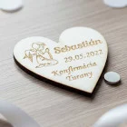 Holzmagnet Konfirmation 6,5 cm Stückpreis