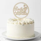 Wooden stake circle 1st Holy Communion with the name 15cm