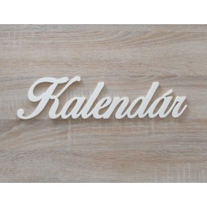 Produkt-Schriftzug auf Familienkalender-Kalender 33,5x9cm