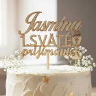 Wooden stake 1st Holy Communion CHALICE with NAME 15cm