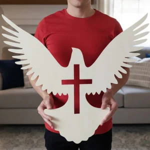 Church decoration dove 60cm