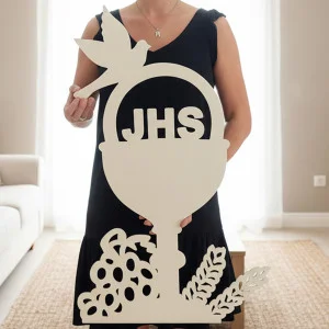 Kirchenschmuck Kelch JHS 80cm