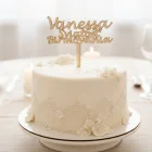 Zápich na tortu sviatosť birmovania s menom 15cm