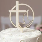 Wooden stake 1st Holy Communion 15cm x 14cm