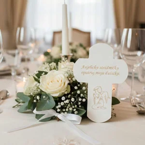 Wooden cross with a prayer 130x90mm 2