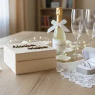 Natural wedding ring box