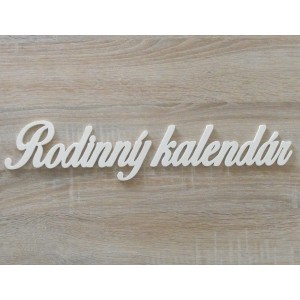 Produkt-Aufschrift auf Familienkalender-Familienkalender 42x7cm